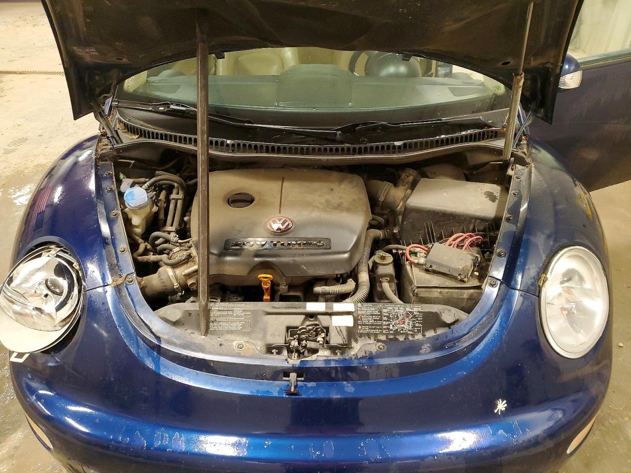 2004 Volkswagen New Beetle Gls Blue vin: 3VWCD31C74M406238