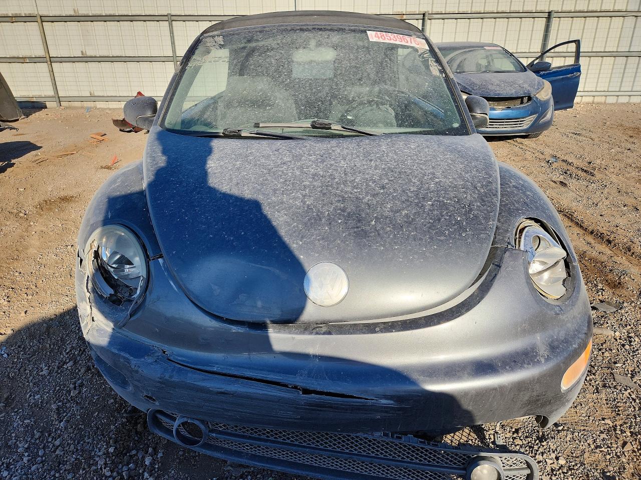 2004 Volkswagen New Beetle Gls Gray vin: 3VWCD31Y14M351782