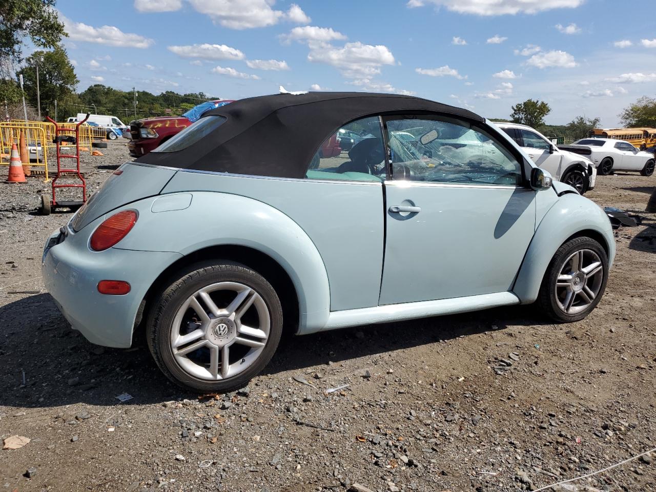 2005 Volkswagen New Beetle Gls Turquoise vin: 3VWCD31Y25M306142