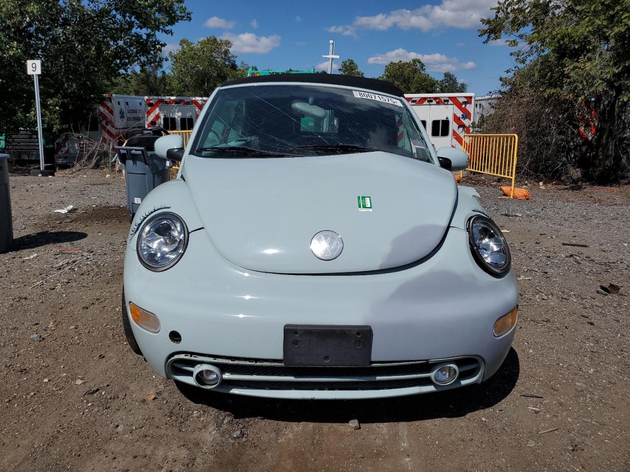 2005 Volkswagen New Beetle Gls Turquoise vin: 3VWCD31Y25M306142