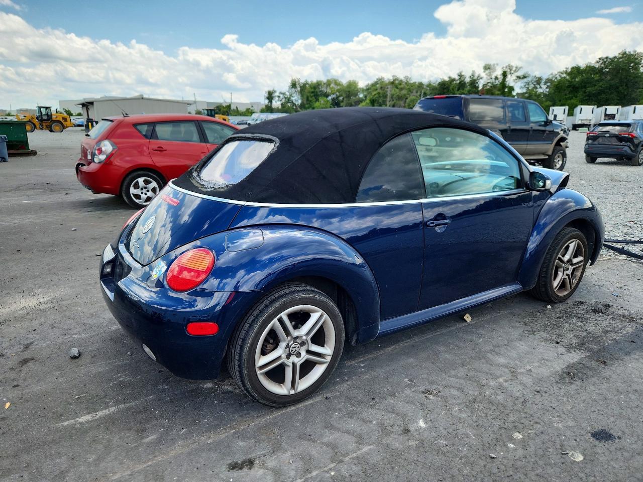 2005 Volkswagen Nwbeetlegl Blue vin: 3VWCD31Y25M355762