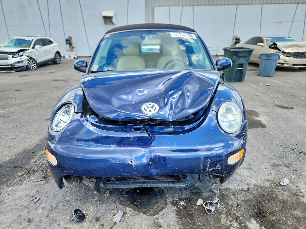 2005 Volkswagen Nwbeetlegl Blue vin: 3VWCD31Y25M355762