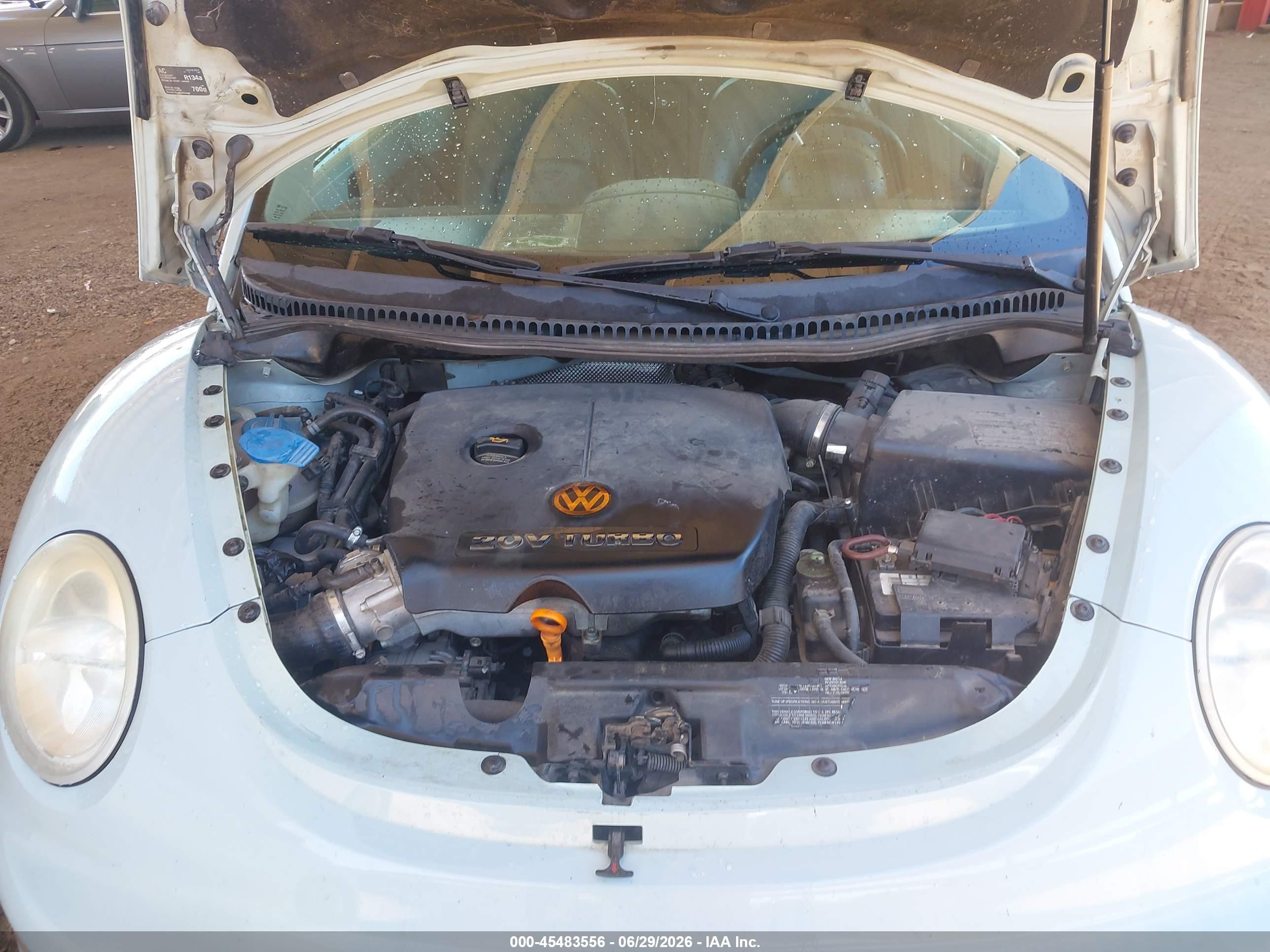 2005 Volkswagen New Beetle Gls 1.8t Light Blue vin: 3VWCD31Y35M356919