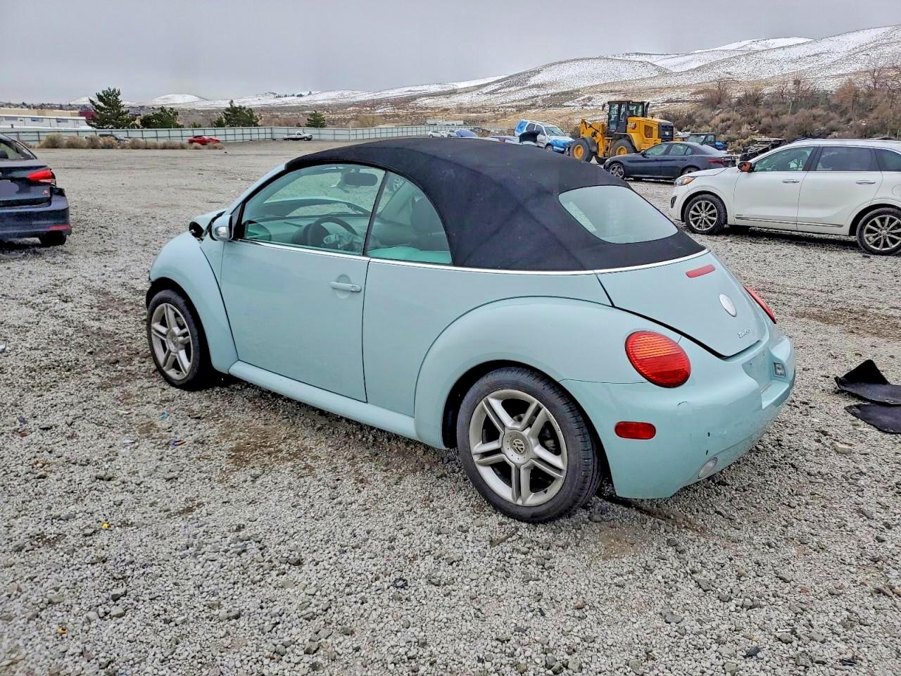 2005 Volkswagen New Beetle Gls Blue vin: 3VWCD31Y45M312962