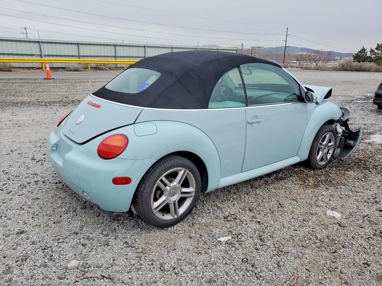 2005 Volkswagen New Beetle Gls Blue vin: 3VWCD31Y45M312962