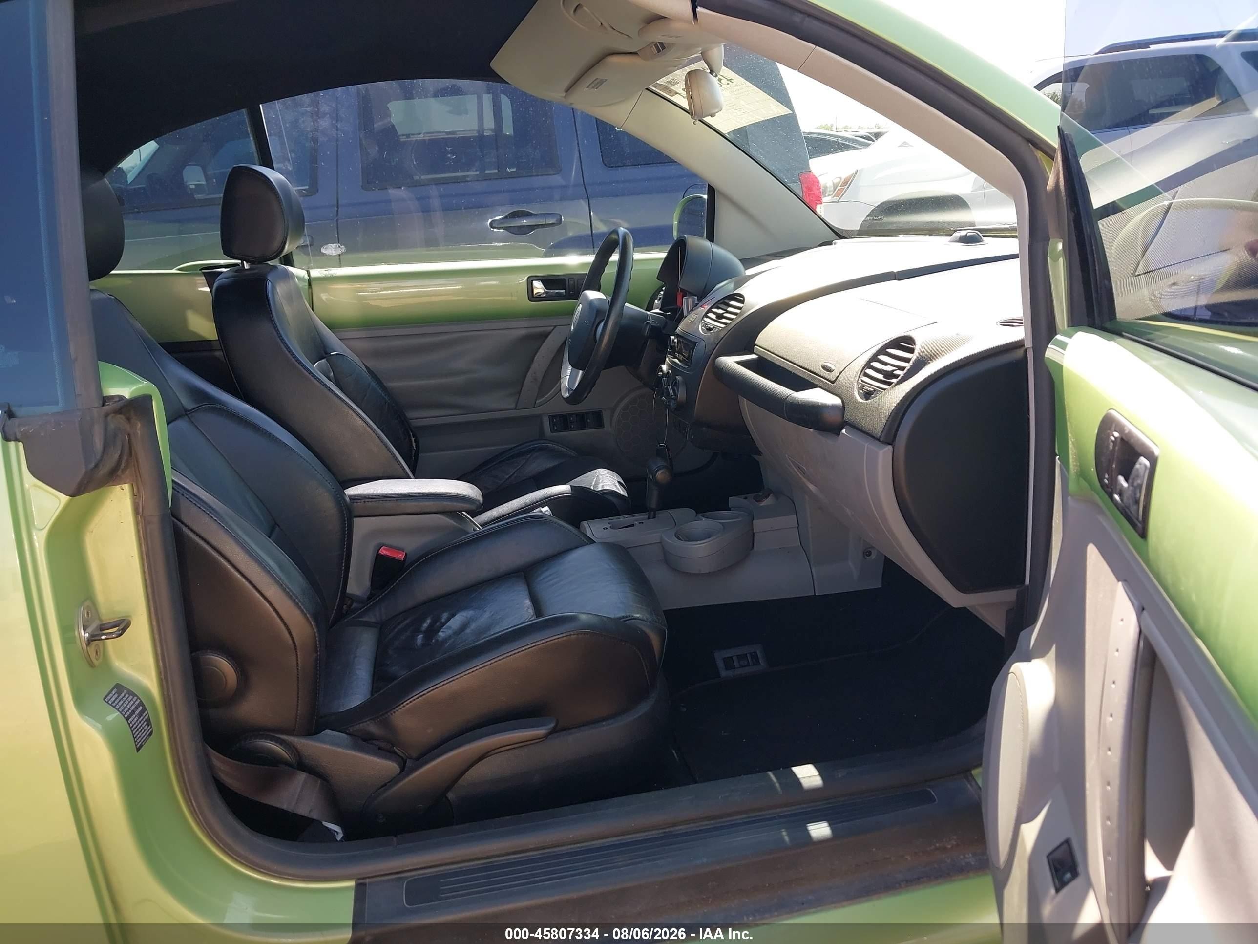 2005 Volkswagen New Beetle Gls 1.8t Green vin: 3VWCD31Y45M367007
