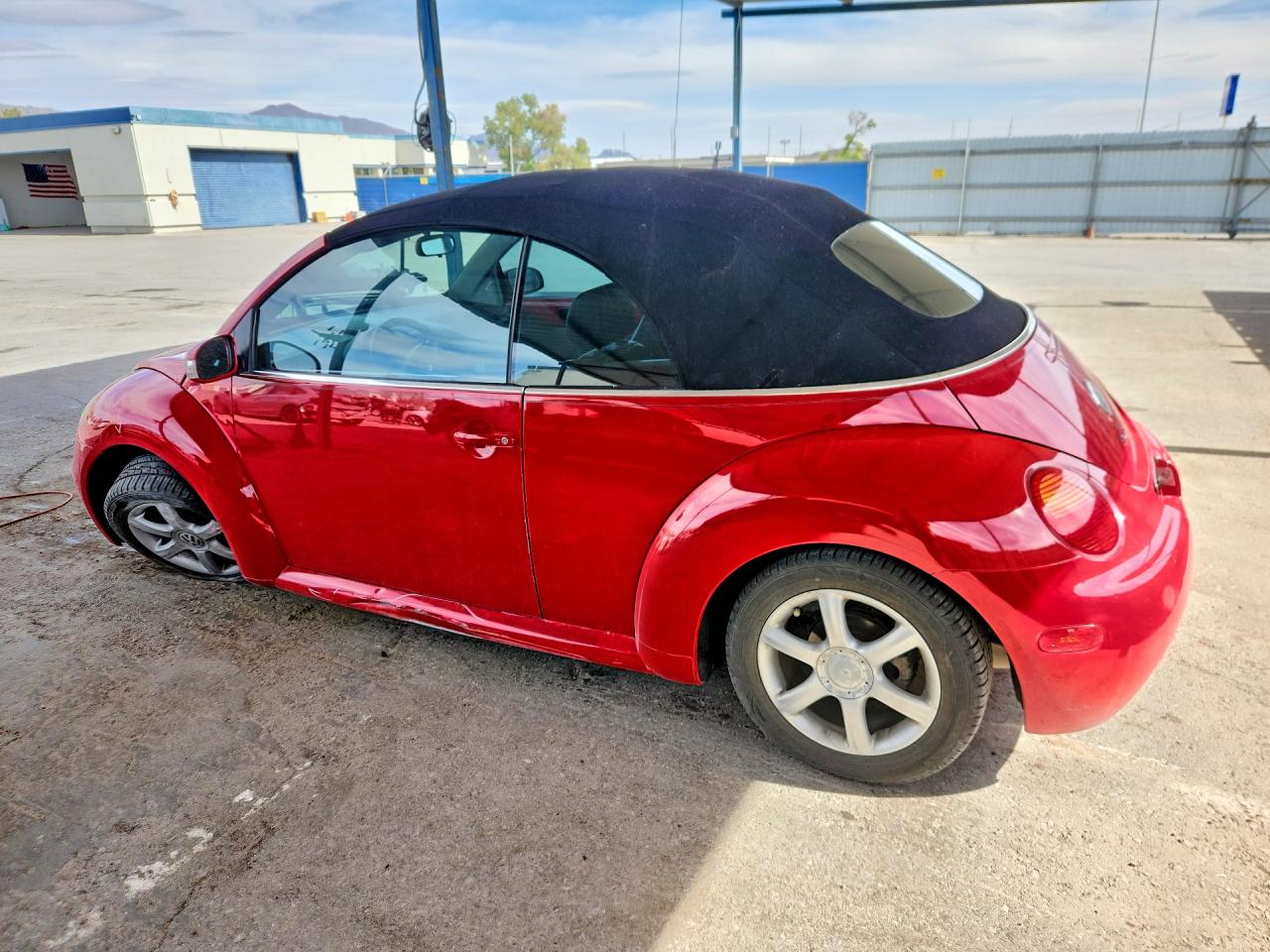 2005 Volkswagen New Beetle Gls Red vin: 3VWCD31Y55M309780