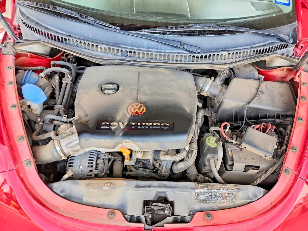 2005 Volkswagen New Beetle Gls Red vin: 3VWCD31Y55M309780
