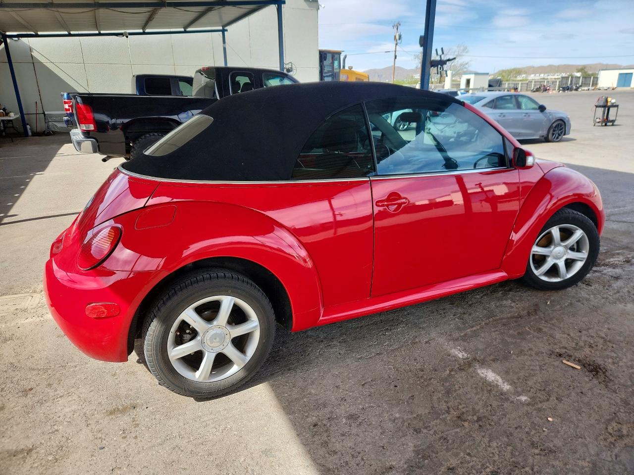 2005 Volkswagen New Beetle Gls Red vin: 3VWCD31Y55M309780