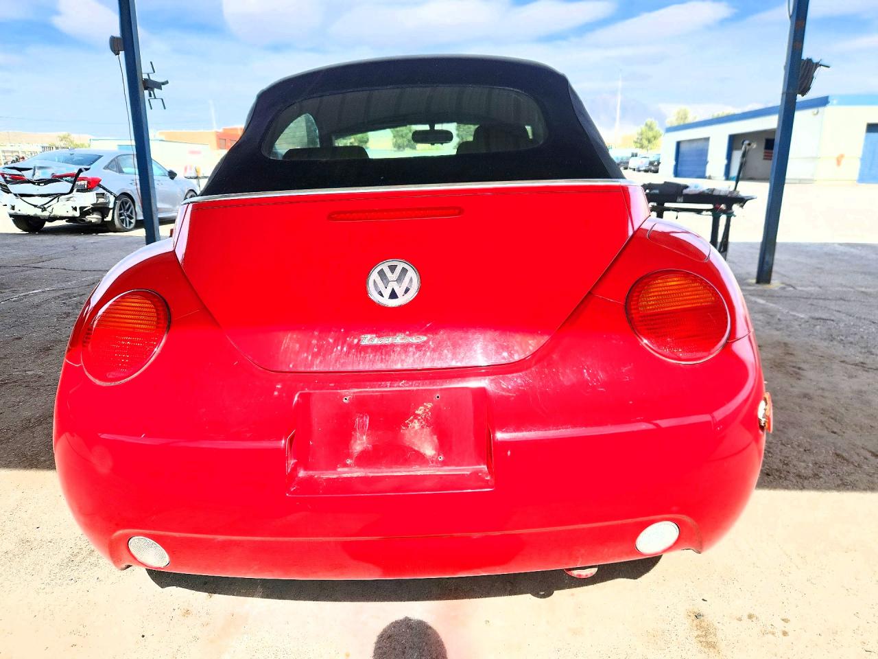 2005 Volkswagen New Beetle Gls Red vin: 3VWCD31Y55M309780