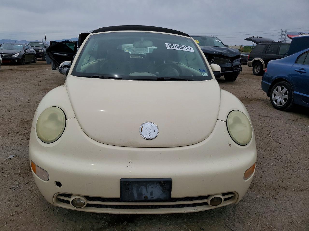 2005 Volkswagen New Beetle Gls Cream vin: 3VWCD31Y85M362182