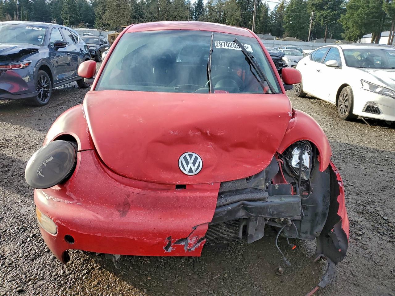 1999 Volkswagen New Beetle Gls Tdi Red vin: 3VWCF21C4XM461187