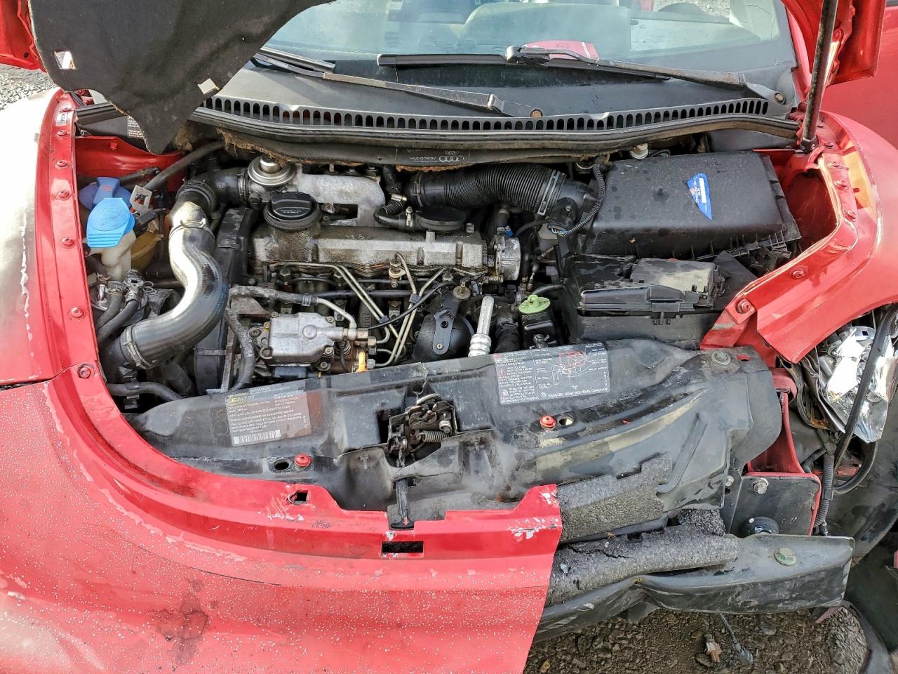 1999 Volkswagen New Beetle Gls Tdi Red vin: 3VWCF21C4XM461187