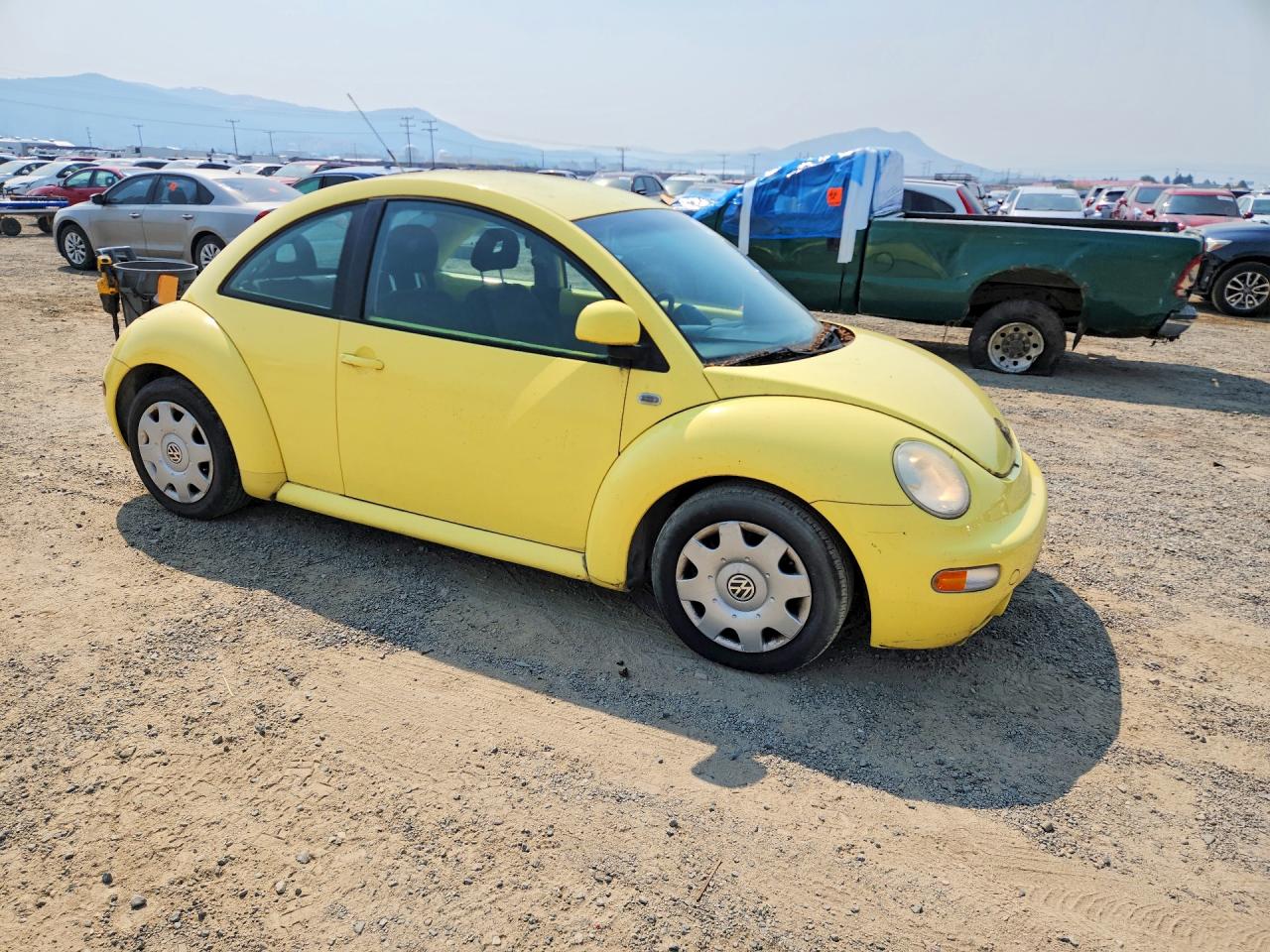 1999 Volkswagen New Beetle Gls Tdi Yellow vin: 3VWCF21C5XM406067