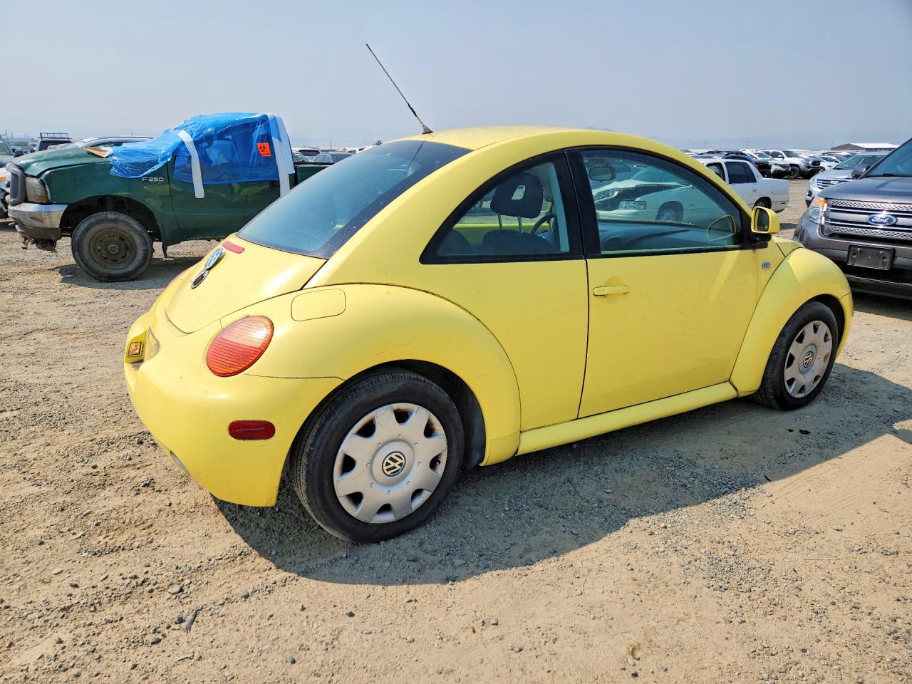 1999 Volkswagen New Beetle Gls Tdi Yellow vin: 3VWCF21C5XM406067