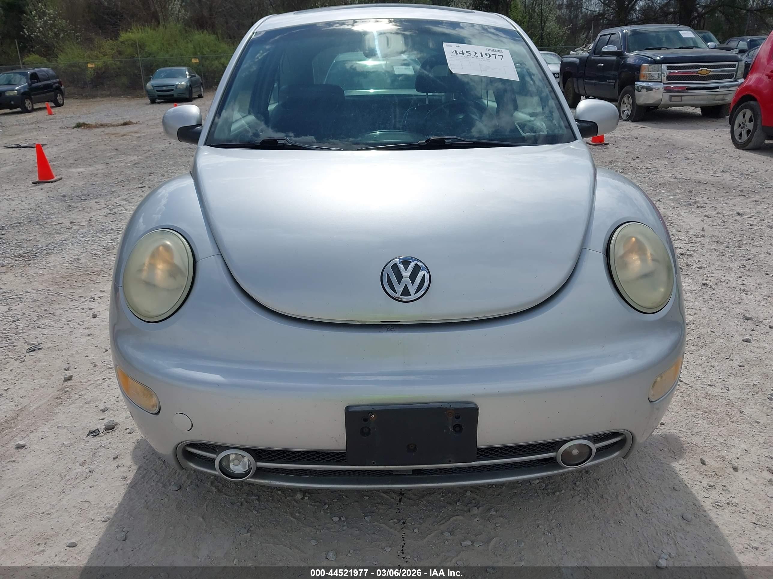 2001 Volkswagen New Beetle Gls Silver vin: 3VWCK21C01M434443