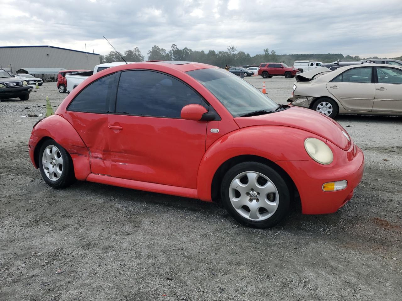 2003 Volkswagen New Beetle Gls Красный vin: 3VWCK21C03M428791