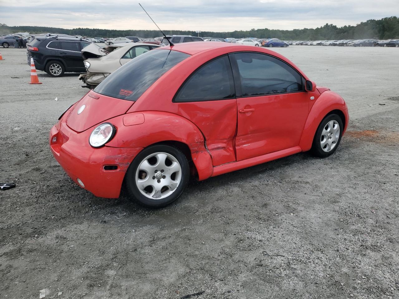 2003 Volkswagen New Beetle Gls Красный vin: 3VWCK21C03M428791