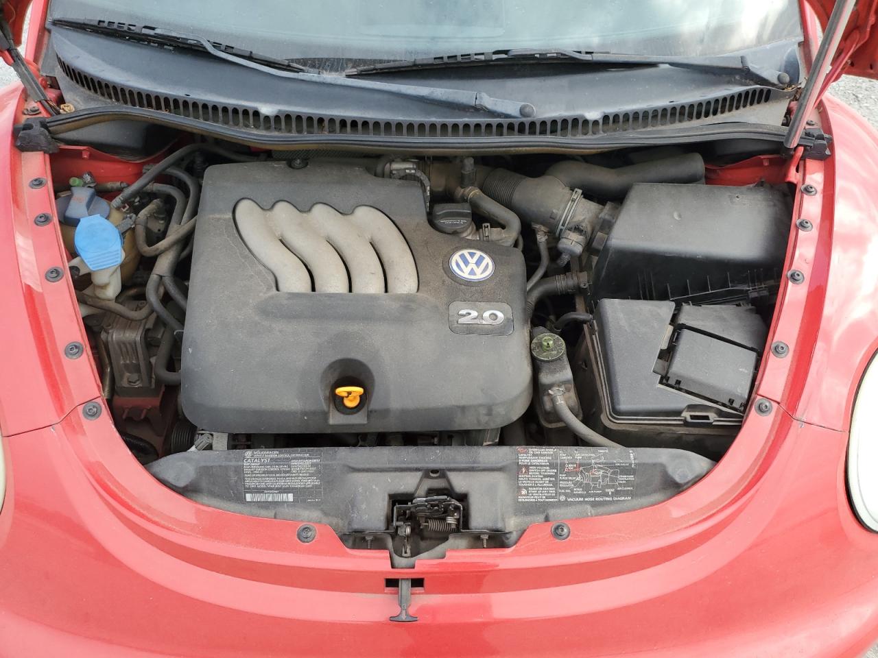 2003 Volkswagen New Beetle Gls Красный vin: 3VWCK21C03M428791