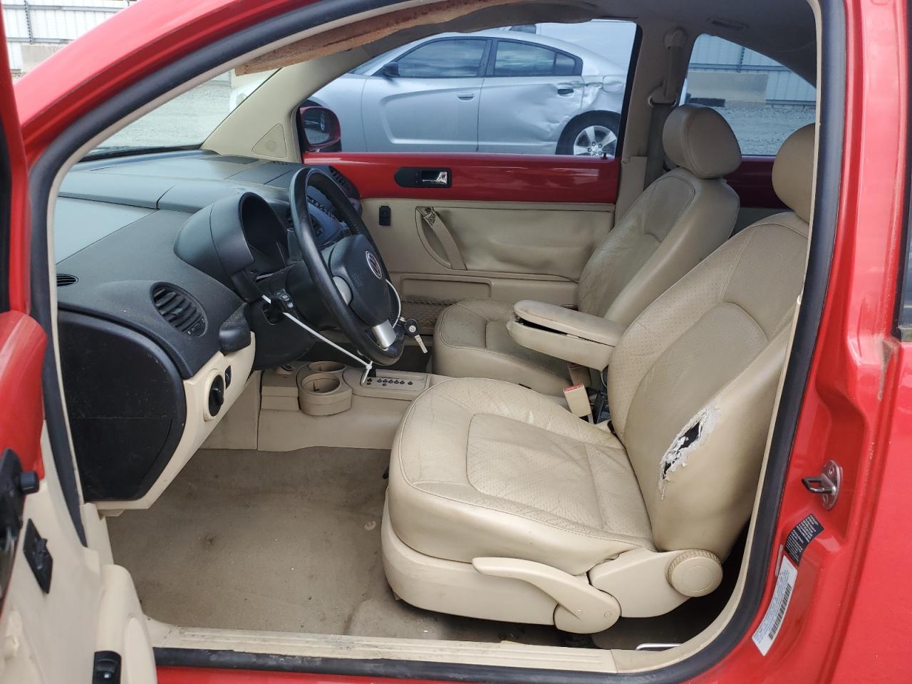 2003 Volkswagen New Beetle Gls Красный vin: 3VWCK21C03M428791