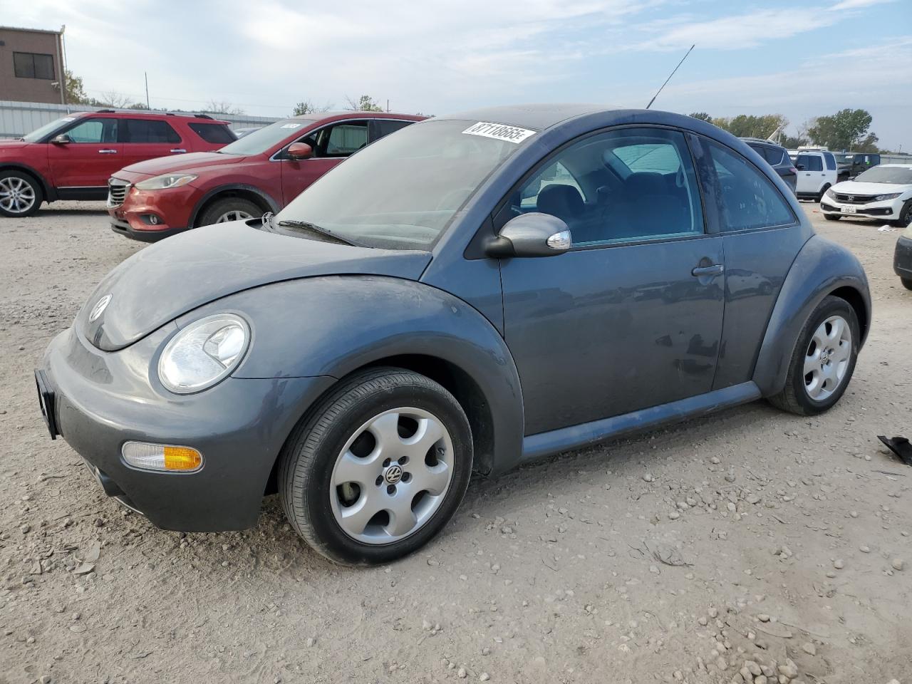 2003 Volkswagen New Beetle Gls Gray vin: 3VWCK21C03M436146