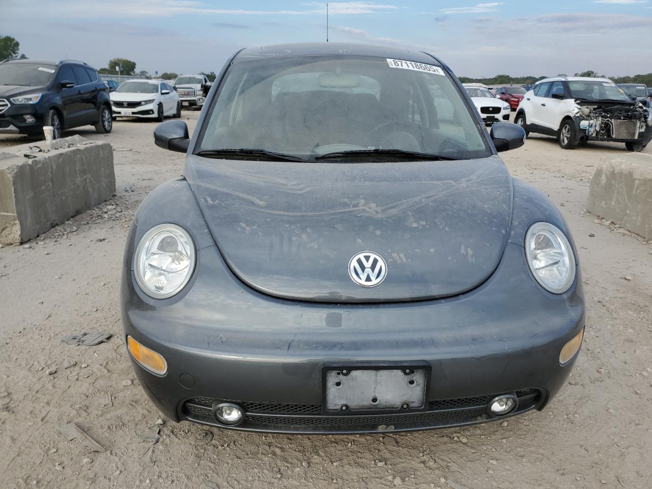 2003 Volkswagen New Beetle Gls Gray vin: 3VWCK21C03M436146