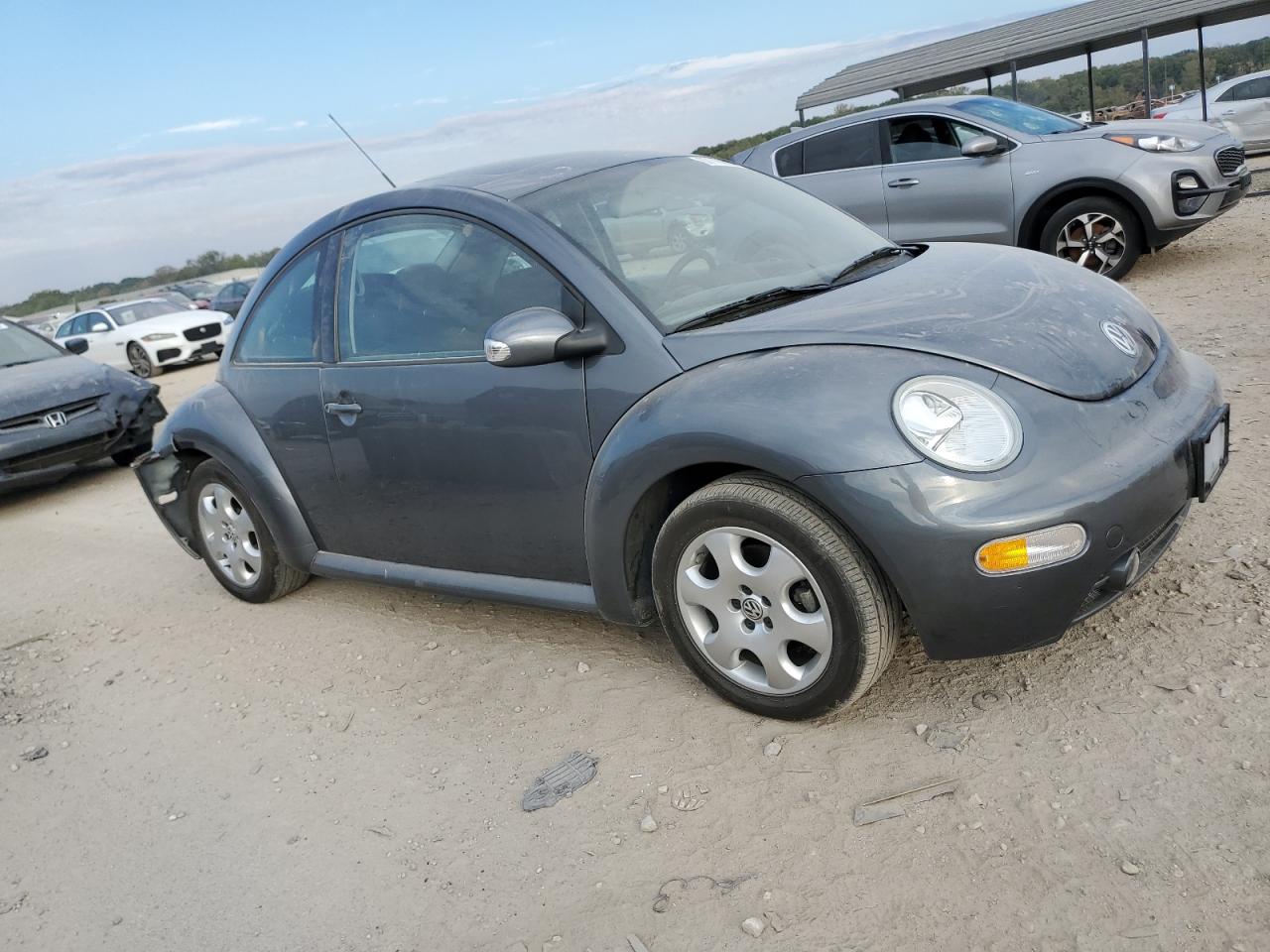 2003 Volkswagen New Beetle Gls Gray vin: 3VWCK21C03M436146