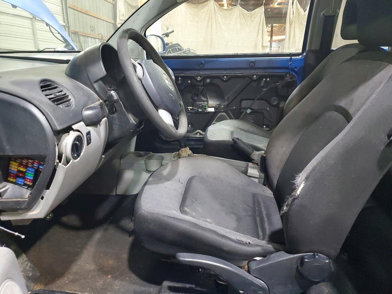 2001 Volkswagen New Beetle Gls Blue vin: 3VWCK21C21M427249