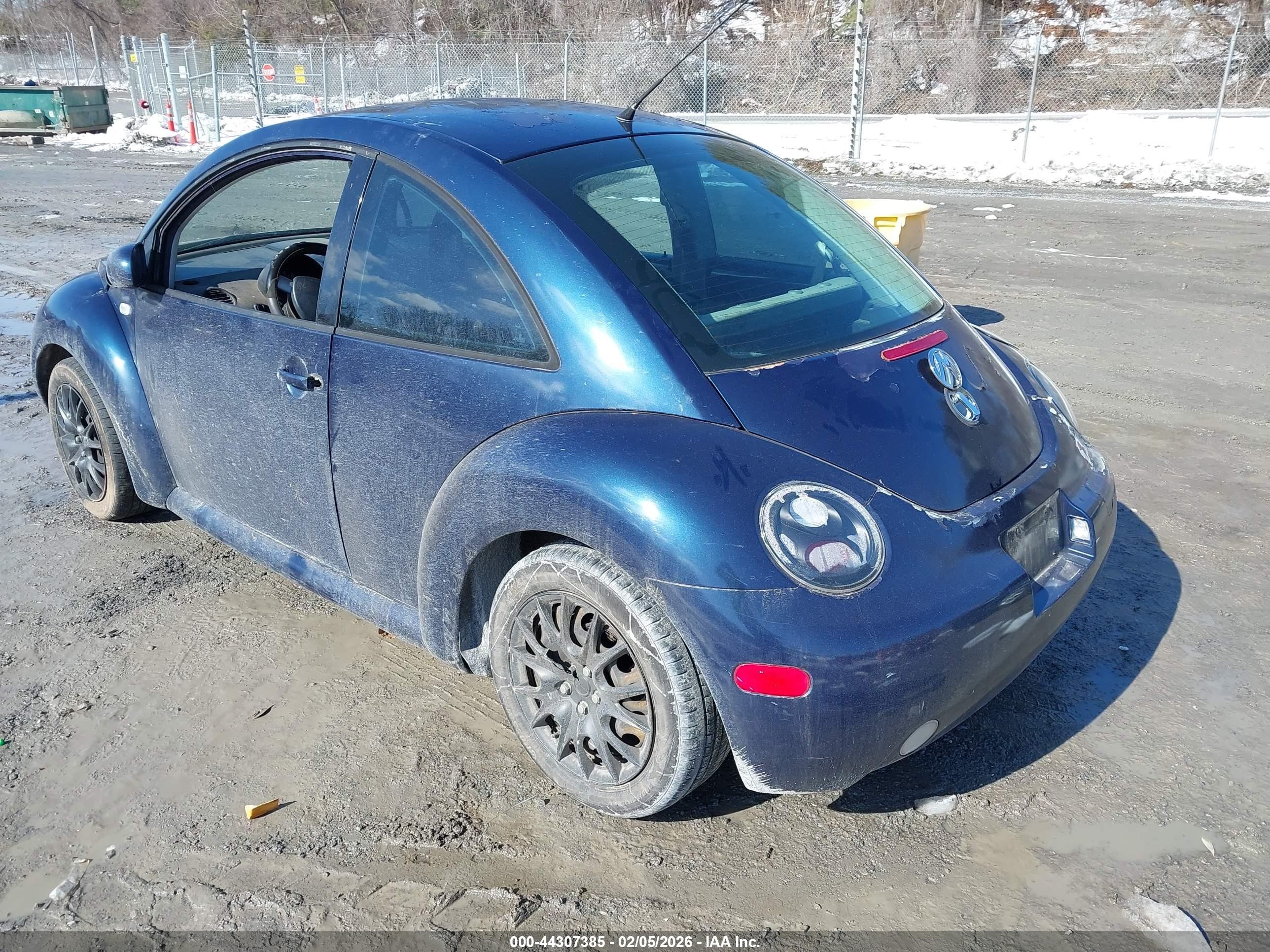 2001 Volkswagen New Beetle Gls Синий vin: 3VWCK21C21M441071