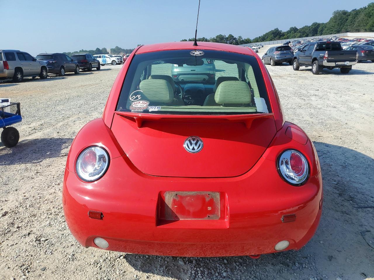 2003 Volkswagen New Beetle Gls Red vin: 3VWCK21C33M414268