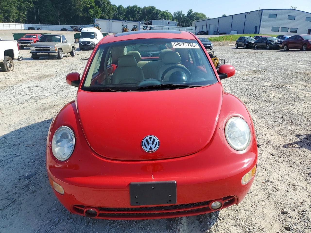 2003 Volkswagen New Beetle Gls Red vin: 3VWCK21C33M414268