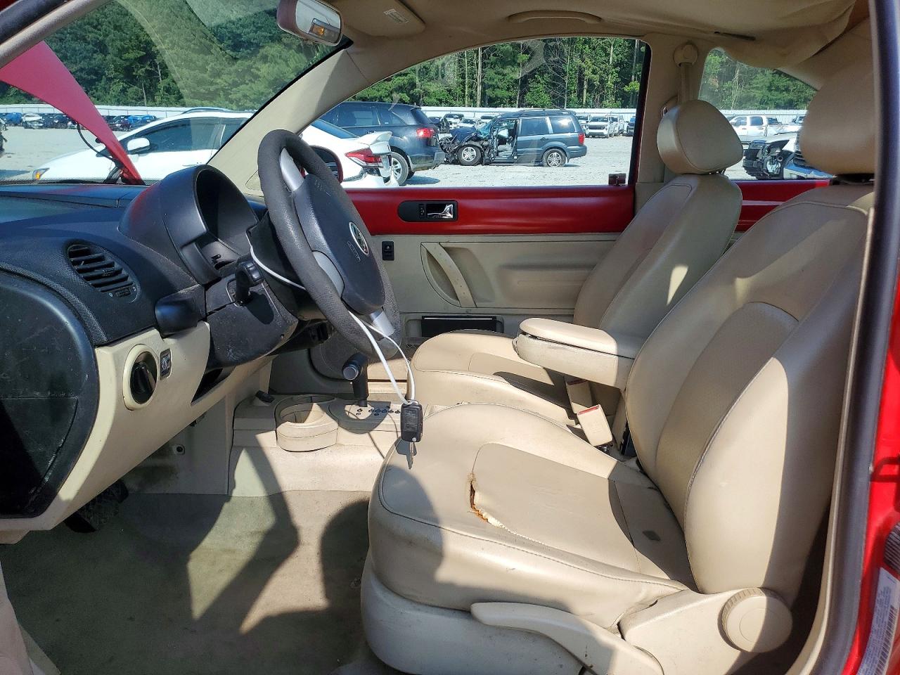 2003 Volkswagen New Beetle Gls Red vin: 3VWCK21C33M414268