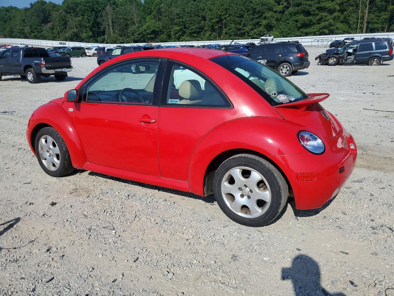 2003 Volkswagen New Beetle Gls Red vin: 3VWCK21C33M414268