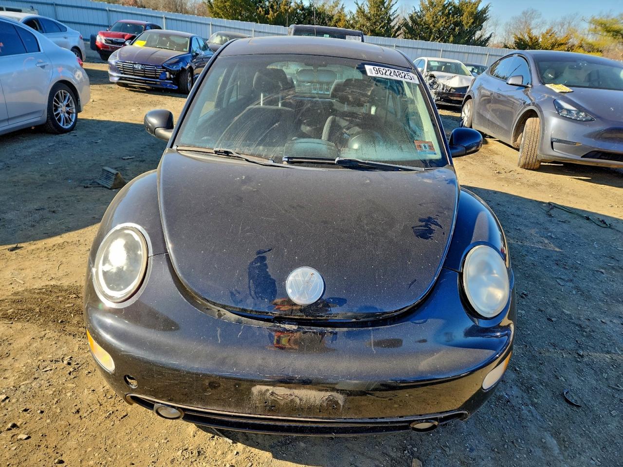 2003 Volkswagen New Beetle Gls Black vin: 3VWCK21C43M426977