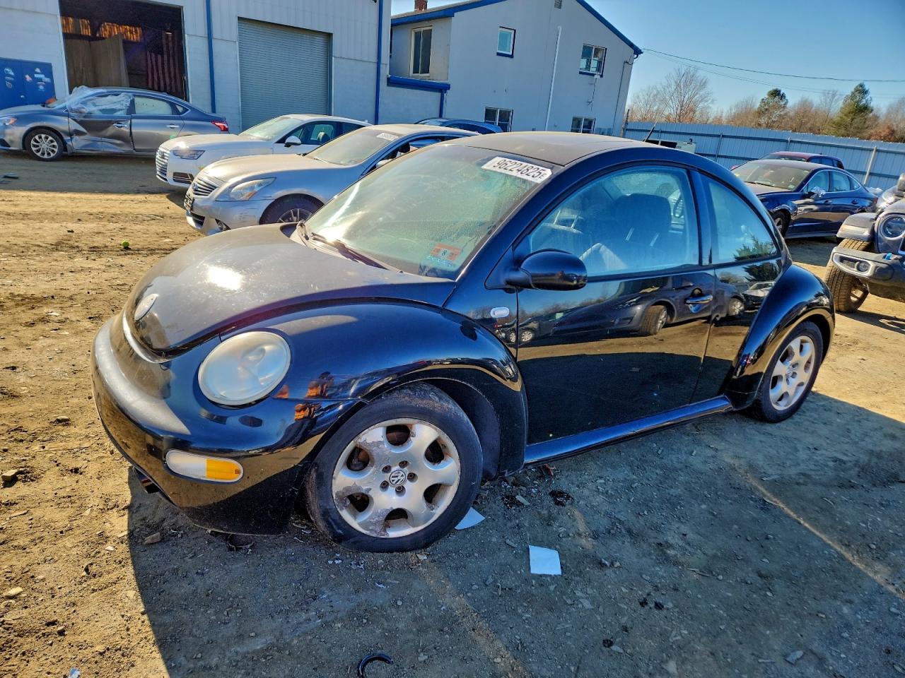 2003 Volkswagen New Beetle Gls Black vin: 3VWCK21C43M426977