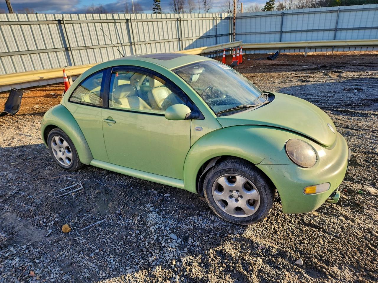 2003 Volkswagen New Beetle Gls Green vin: 3VWCK21C63M414457