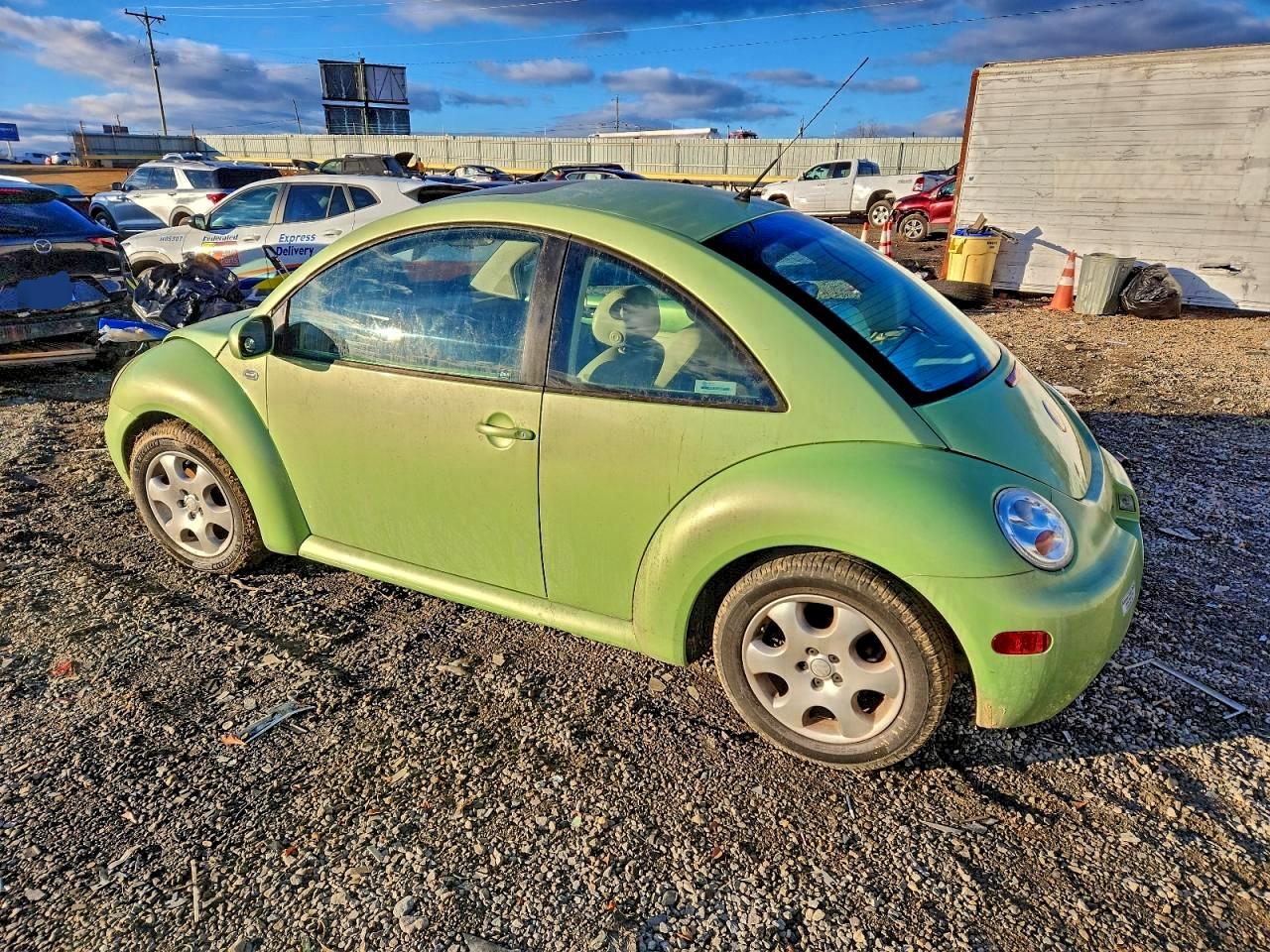 2003 Volkswagen New Beetle Gls Green vin: 3VWCK21C63M414457