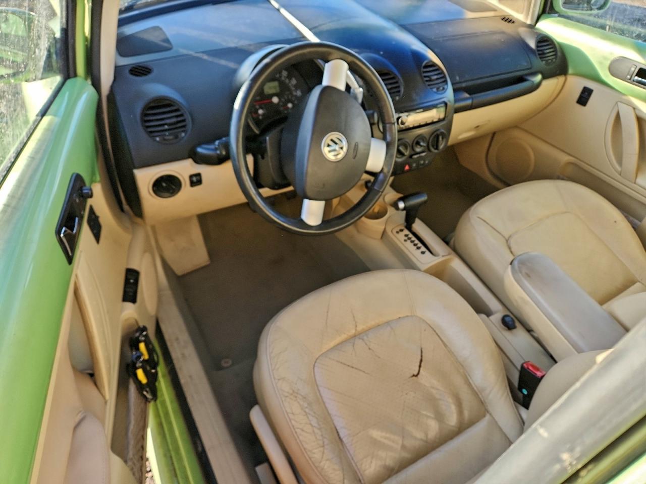 2003 Volkswagen New Beetle Gls Green vin: 3VWCK21C63M414457