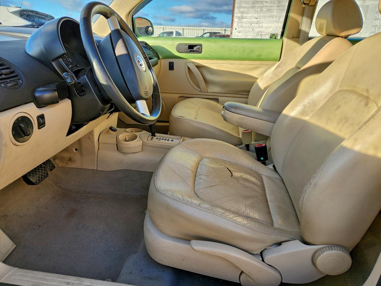 2003 Volkswagen New Beetle Gls Green vin: 3VWCK21C63M414457