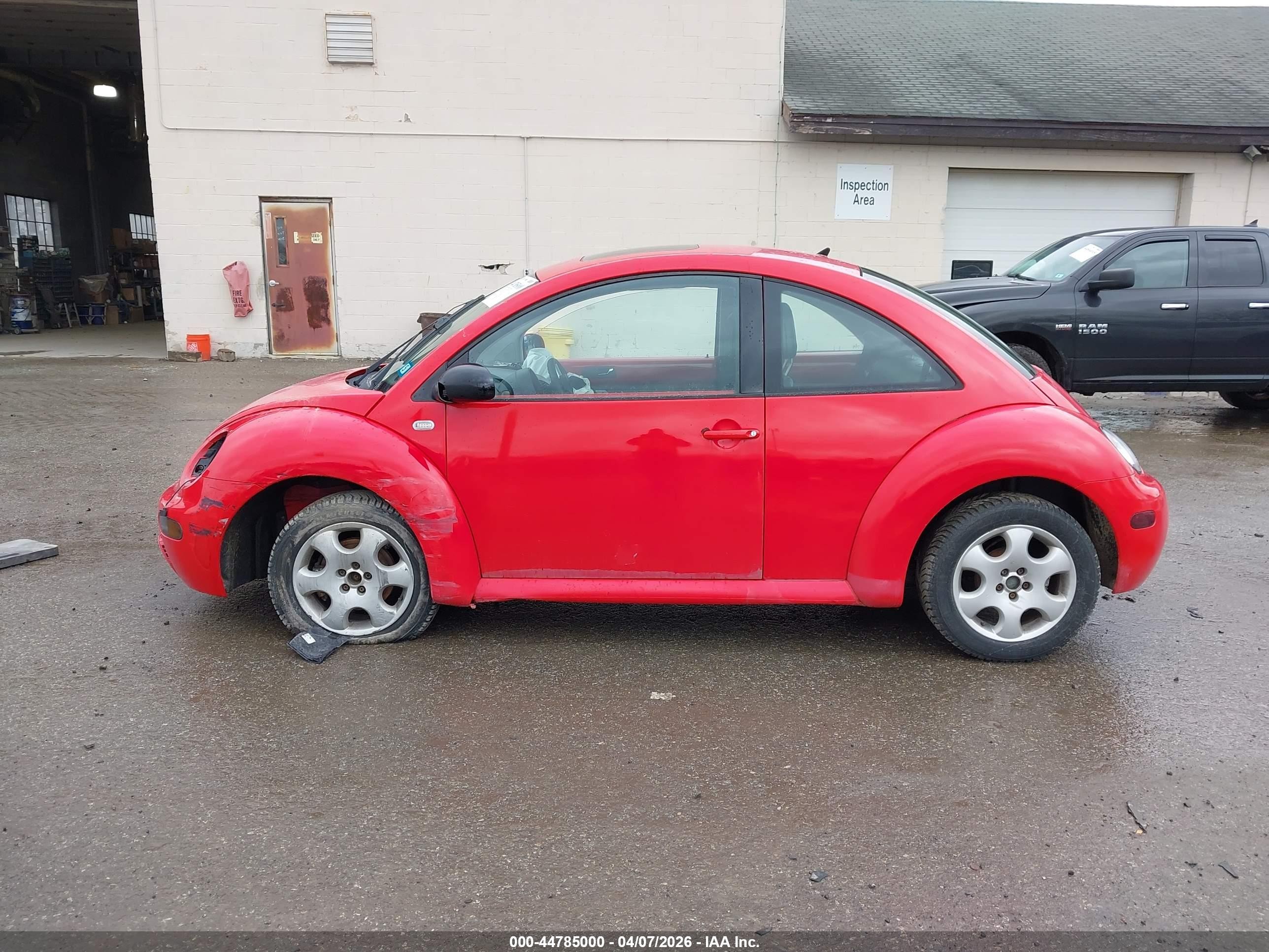 2002 Volkswagen New Beetle Gls Red vin: 3VWCK21C92M413365