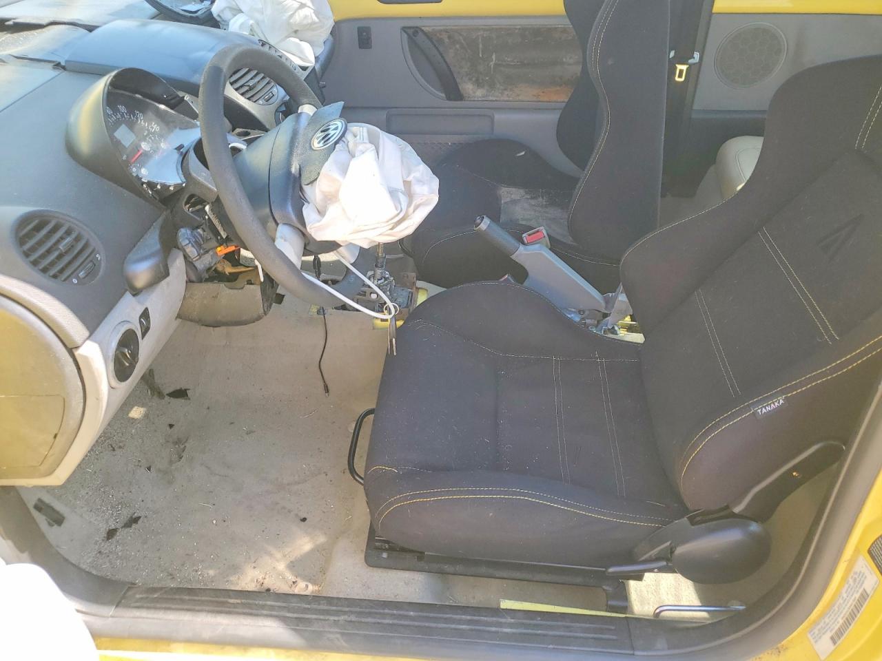 2003 Volkswagen New Beetle Gls Yellow vin: 3VWCK21C93M417563