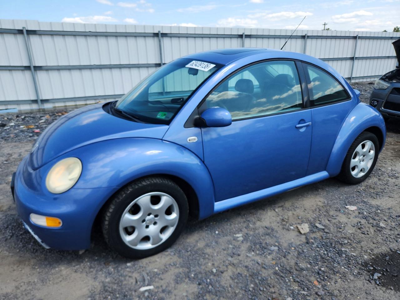 2002 Volkswagen New Beetle Gls Blue vin: 3VWCK21CX2M455561