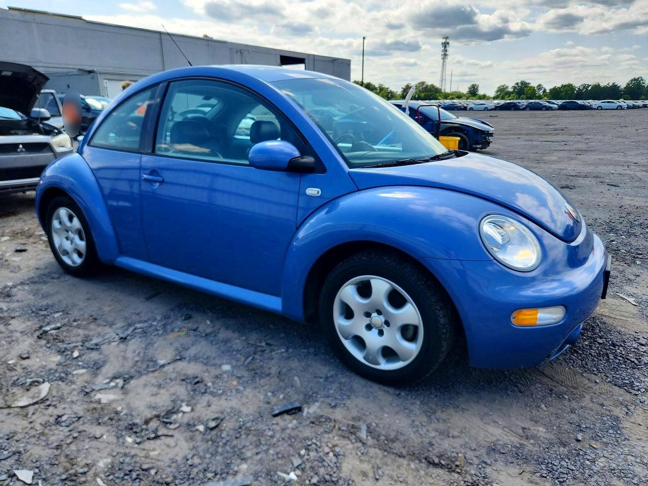 2002 Volkswagen New Beetle Gls Blue vin: 3VWCK21CX2M455561