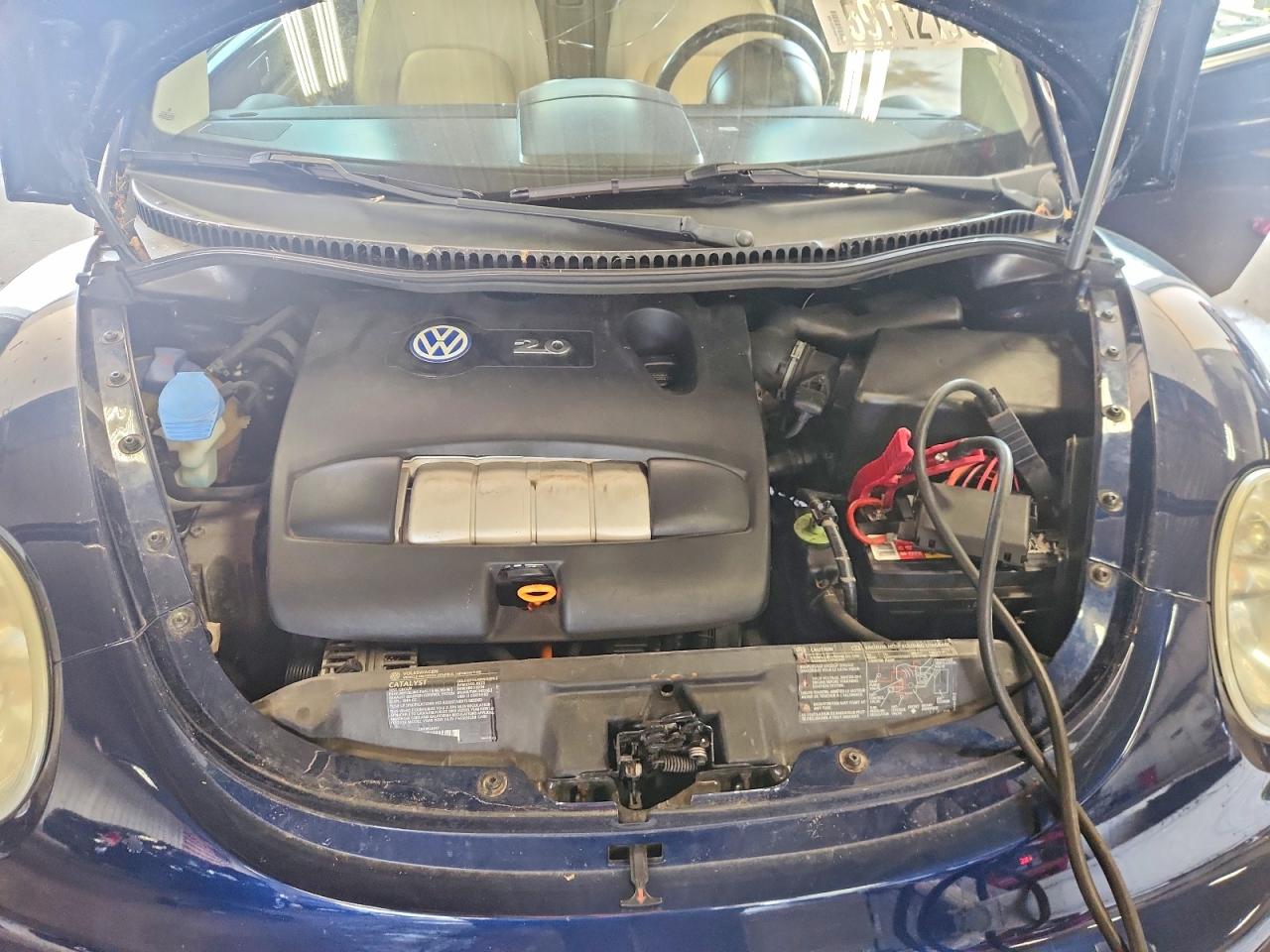 2003 Volkswagen New Beetle Gls Blue vin: 3VWCK21Y03M302605