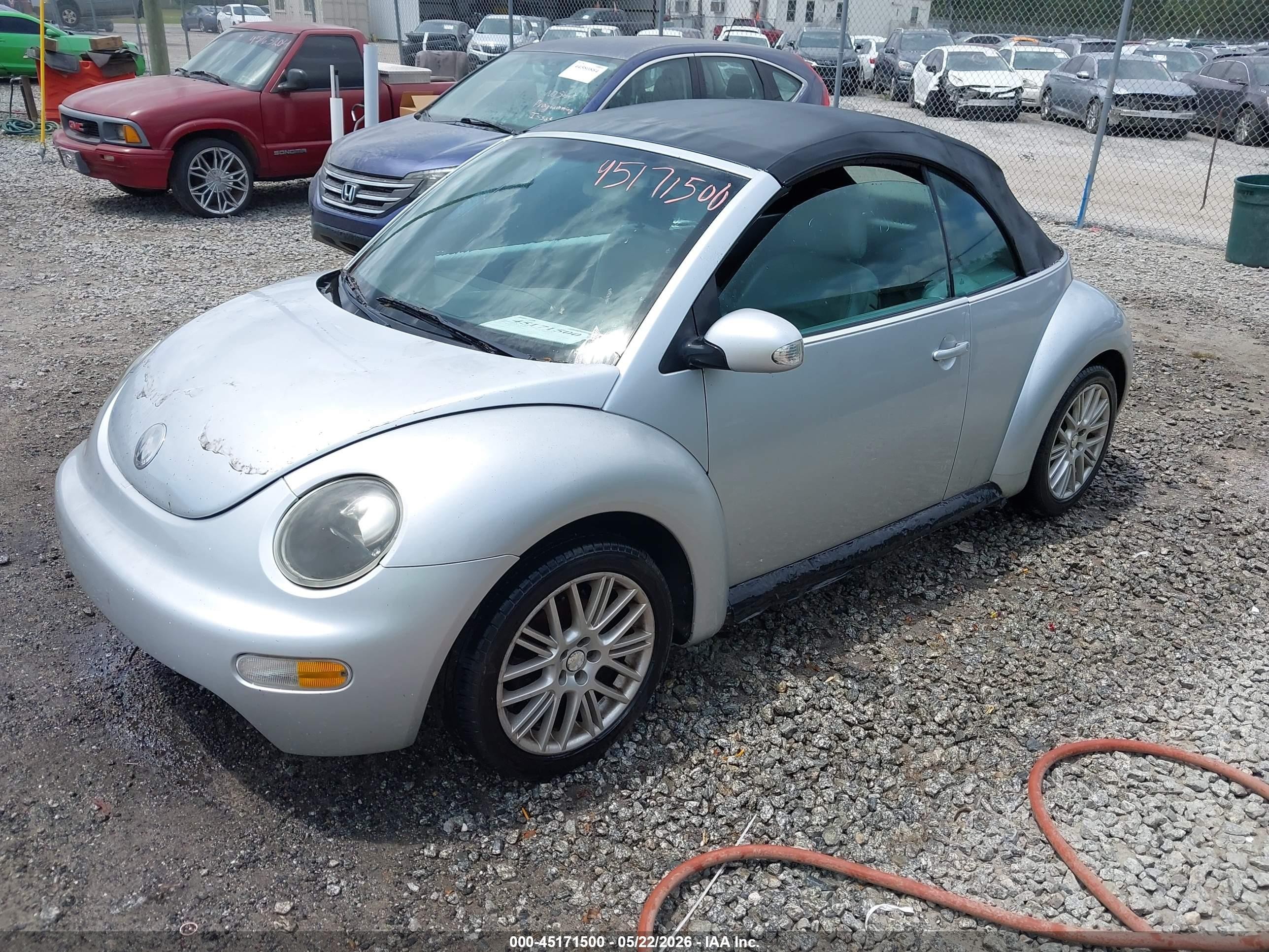 2003 Volkswagen New Beetle Gls Silver vin: 3VWCK21Y13M304864