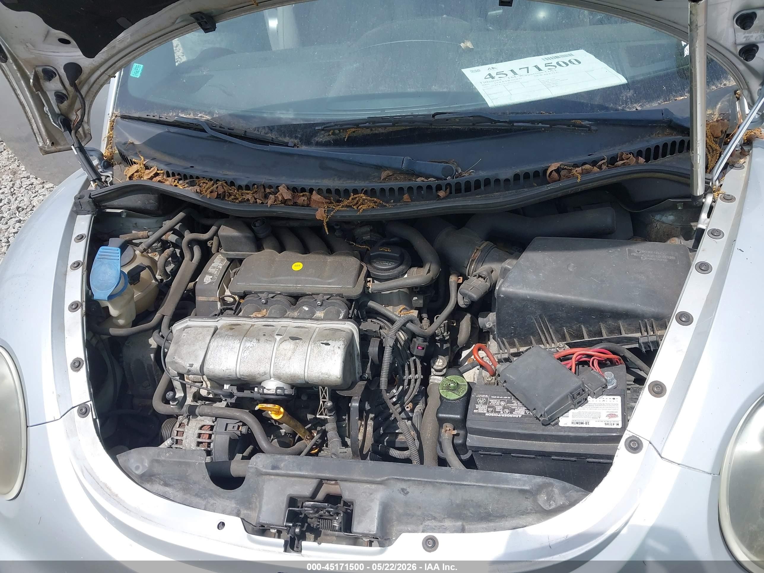 2003 Volkswagen New Beetle Gls Silver vin: 3VWCK21Y13M304864