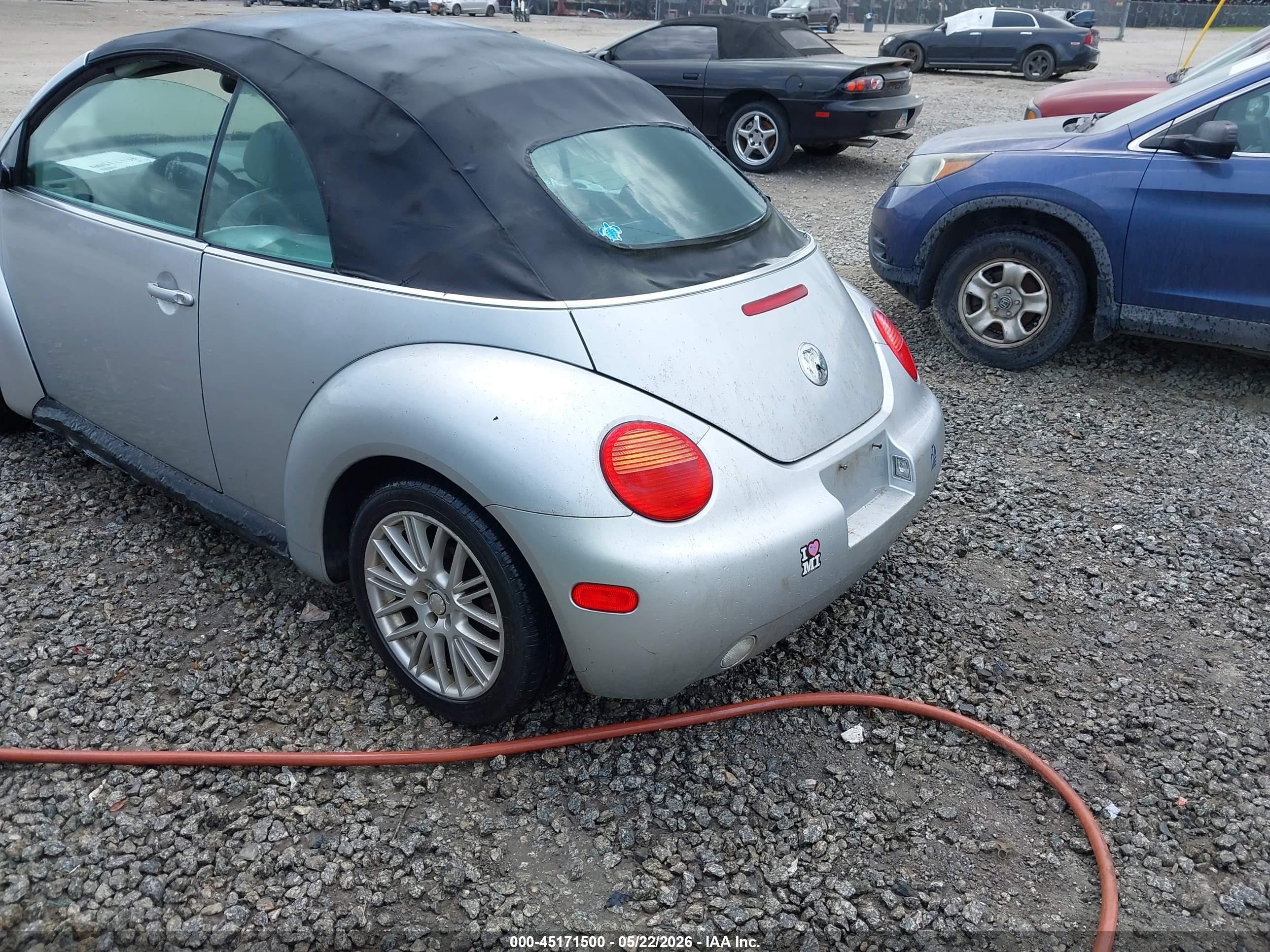2003 Volkswagen New Beetle Gls Silver vin: 3VWCK21Y13M304864