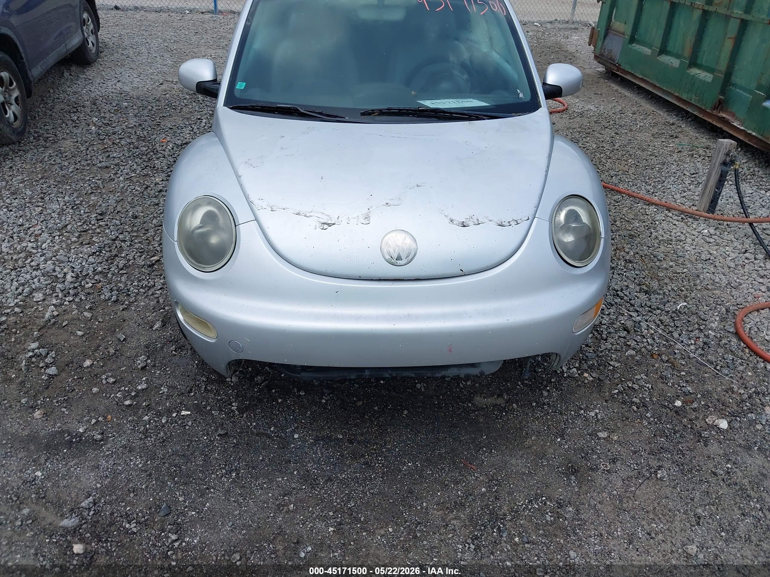 2003 Volkswagen New Beetle Gls Silver vin: 3VWCK21Y13M304864