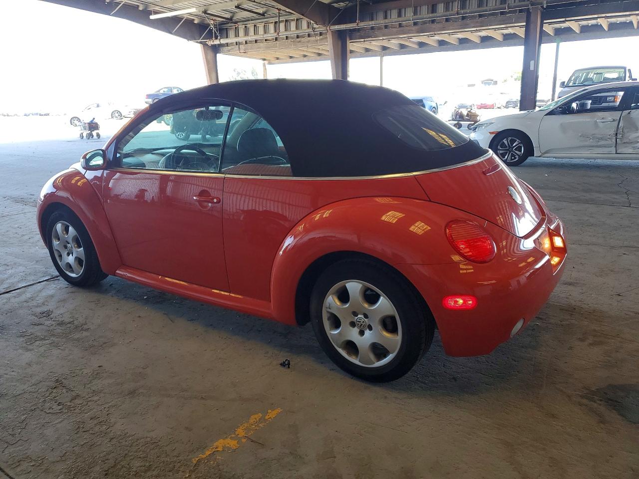 2003 Volkswagen New Beetle Gls Orange vin: 3VWCK21Y13M314942