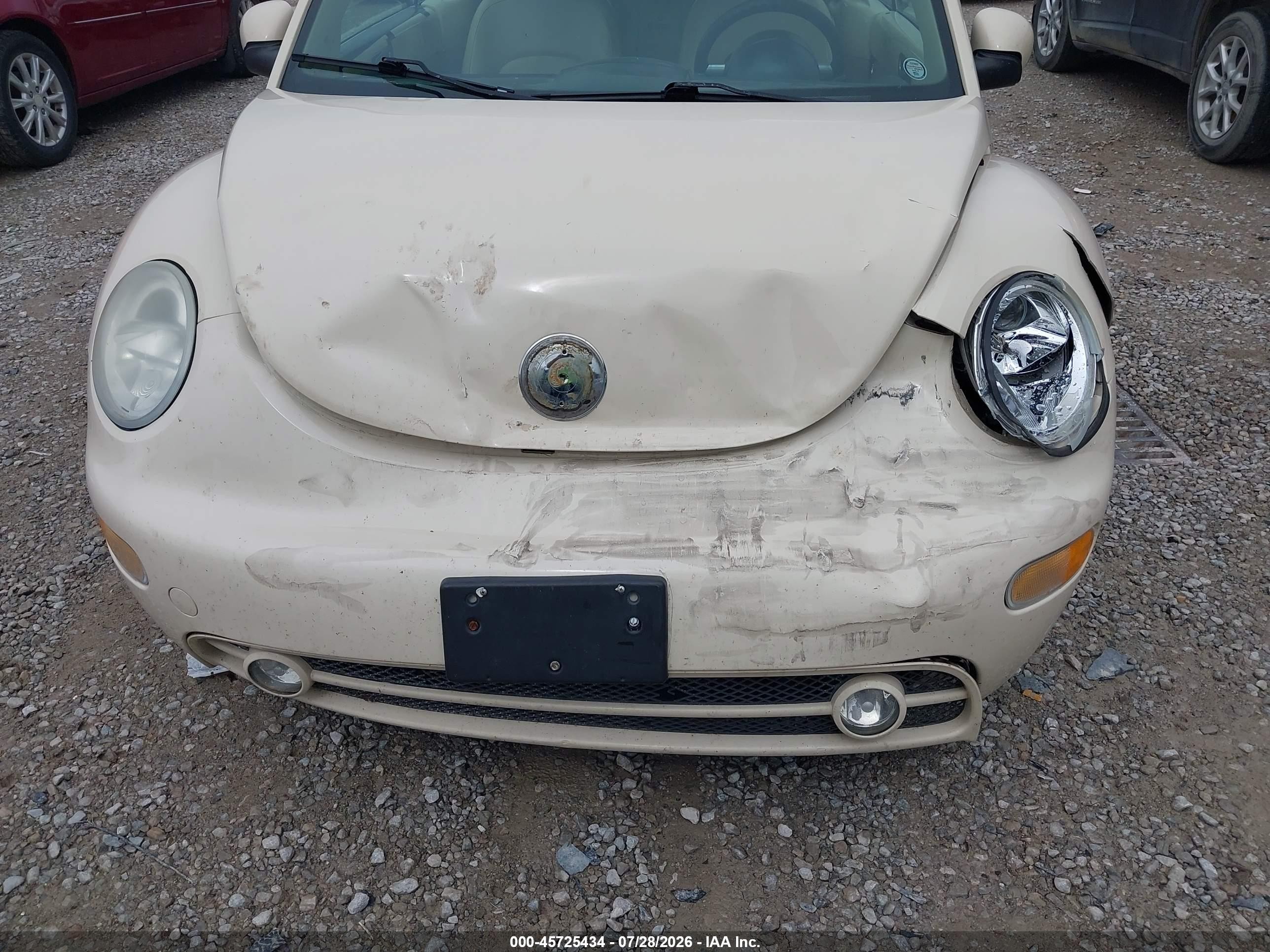 2003 Volkswagen New Beetle Gls Cream vin: 3VWCK21Y23M313587